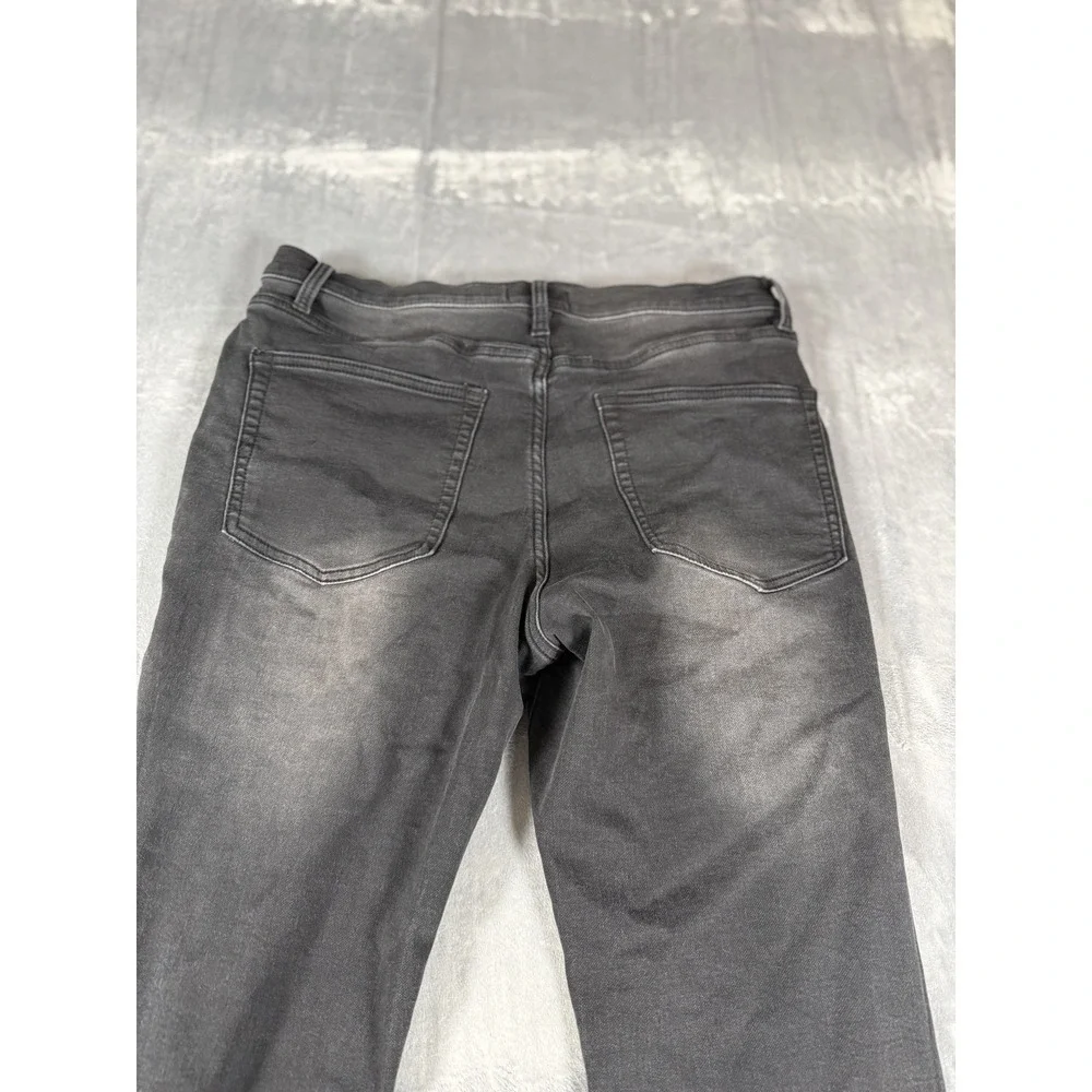 CALVILLE Men's Size L Large Dark Gray Wash Slim Tapered Stretch Jeans Pants
